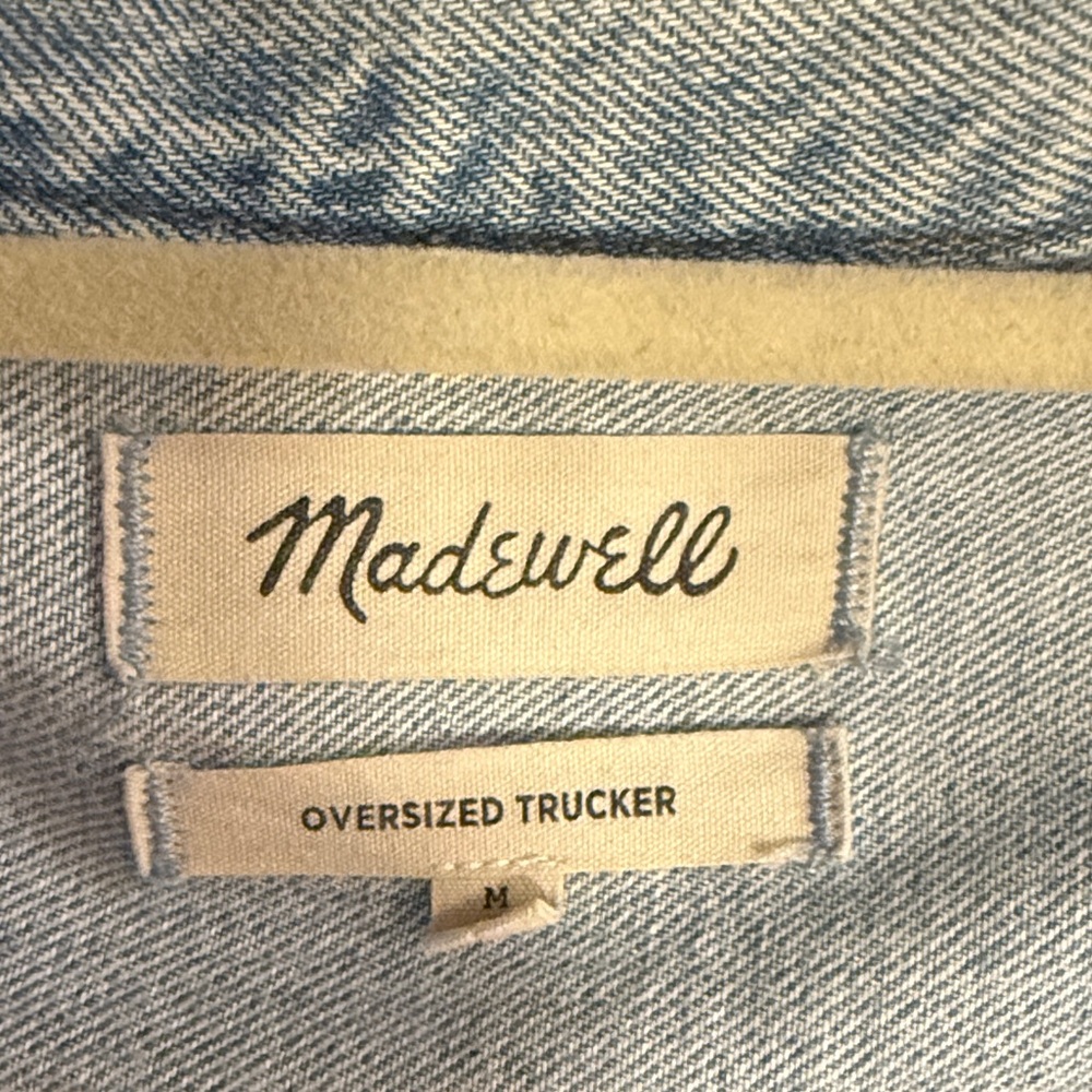 Oversized Trucker Denim Jacket - Picture 2 of 5